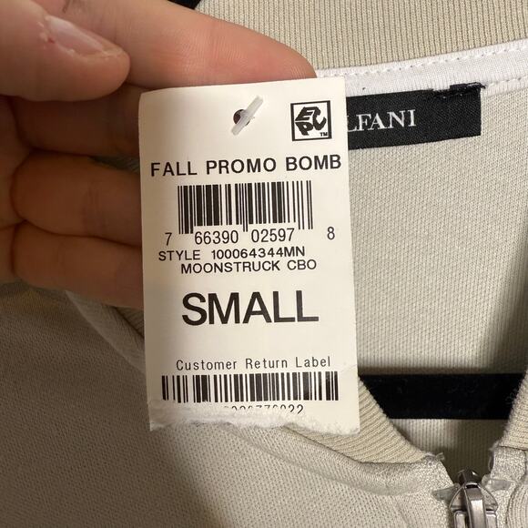 NWT Alfani Mmens/Womens Soft Neutral Jacket Size Small - Picture 5 of 8